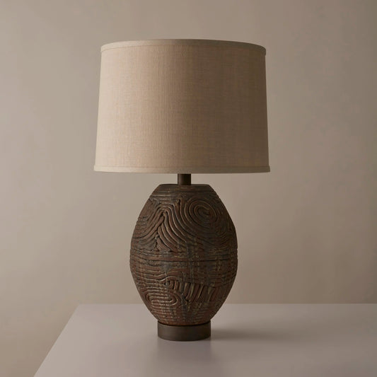 Coil Ovoid Lamp By Clate Grunden