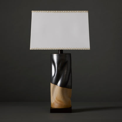 Tall Undulating Cylinder Lamp By Clate Grunden