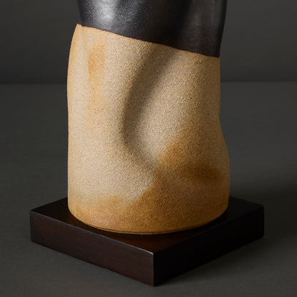 Tall Undulating Cylinder Lamp By Clate Grunden