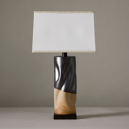 Tall Undulating Cylinder Lamp By Clate Grunden