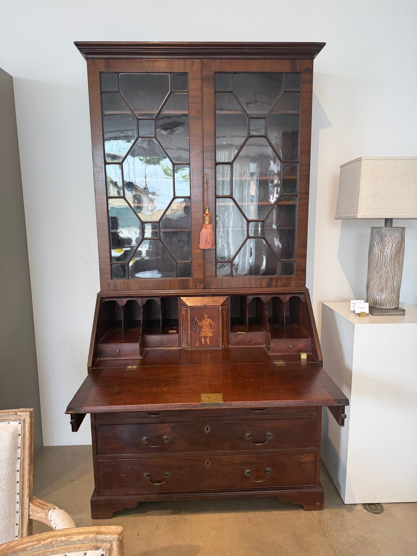 Secretary Bookcase with Hessian Soldier