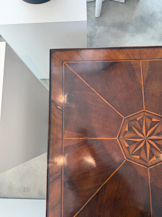 Star Inlaid Game Table