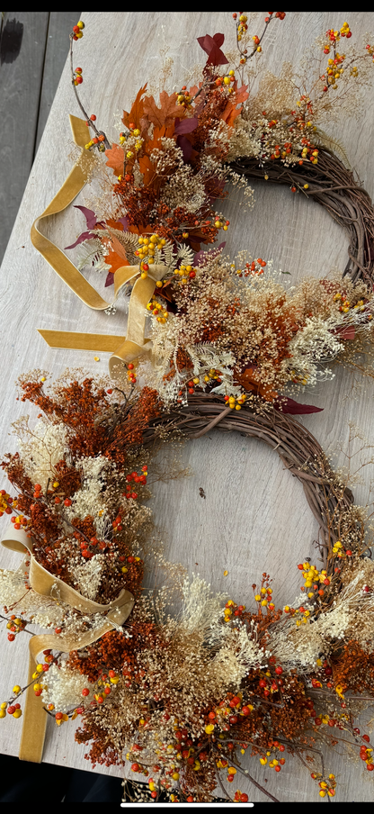 Fall Wreath Workshop with Yo Dani Girl