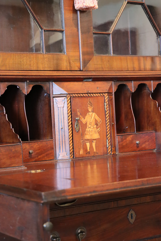 Secretary Bookcase with Hessian Soldier
