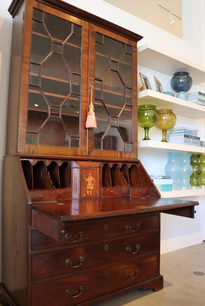 Secretary Bookcase with Hessian Soldier
