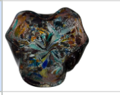 Vintage Murano tutti frutti bowl: TCS202513