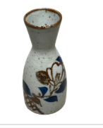Vintage hand painted stoneware vase (1): TCS202526