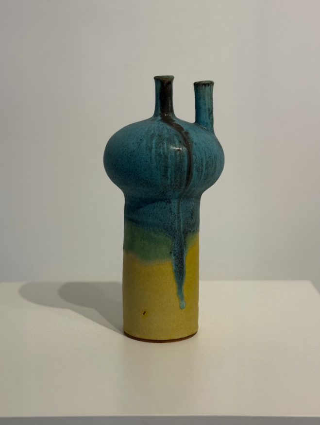 Ceramic 2-Spout Vase