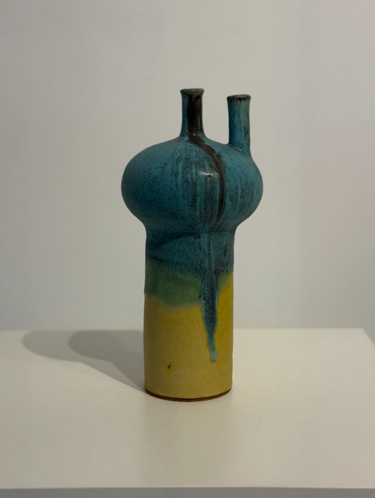 Ceramic 2-Spout Vase