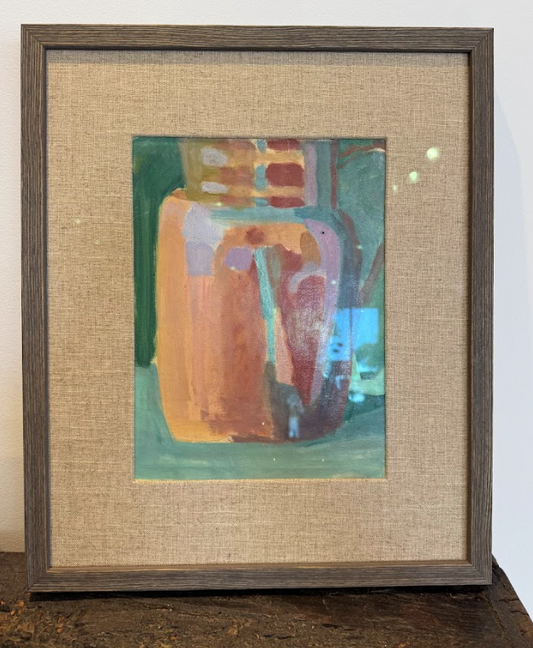 Modern Abstract Green Bottle