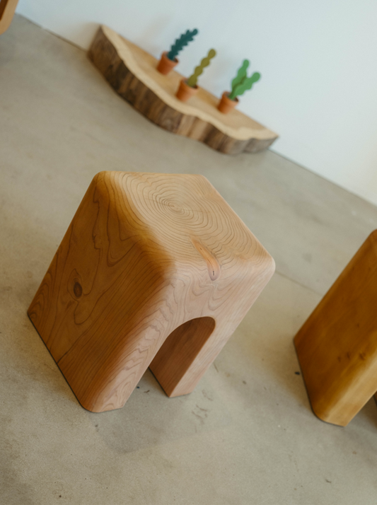 Redwood Tunnel Stools
