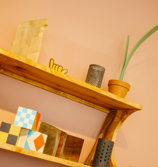 Claro walnut wood panel