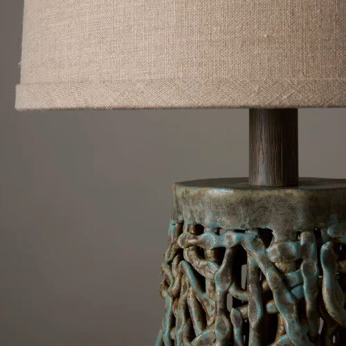 Small Squiggle Weave Lamp By Clate Grunden