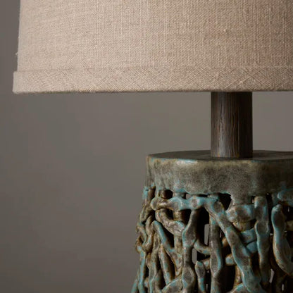 Small Squiggle Weave Lamp By Clate Grunden