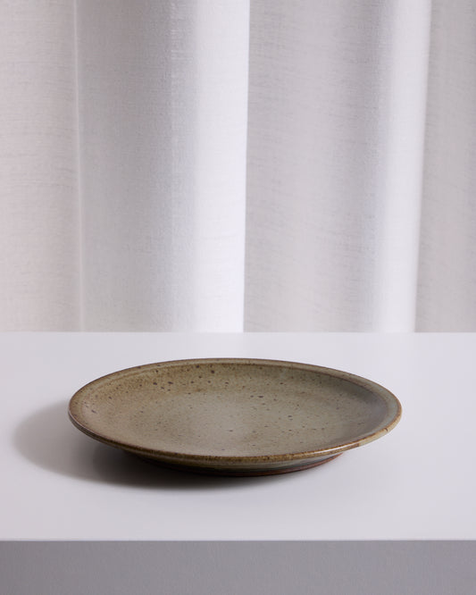 Stoneware Slate Glaze Dessert Salad Plate