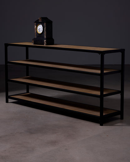 Industrial Wooden Console Table