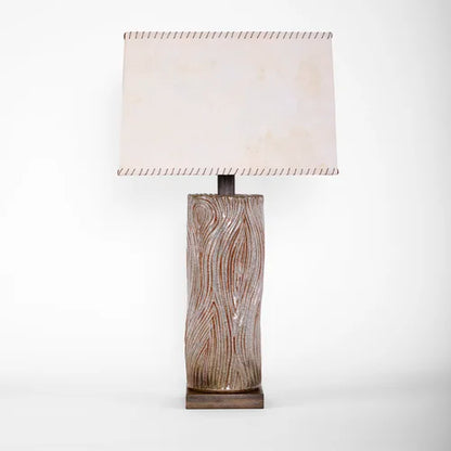 Kizamu Tall Undulating with Bark Paper Shade By Clate Grunden