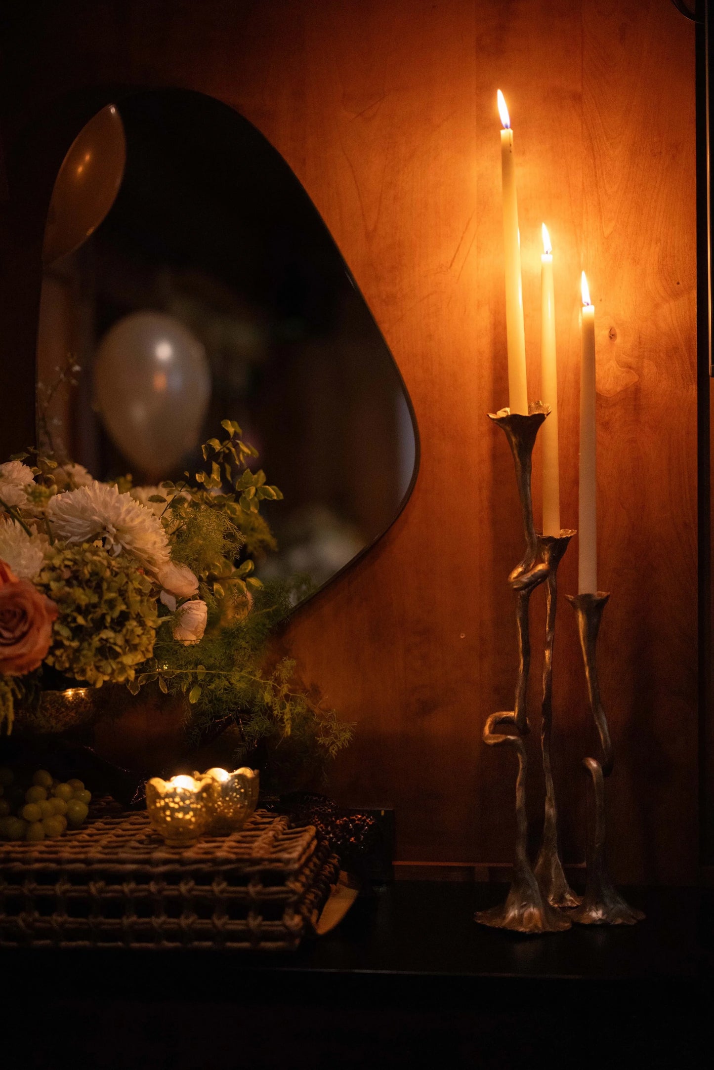 Twisted Seaweed Candlesticks