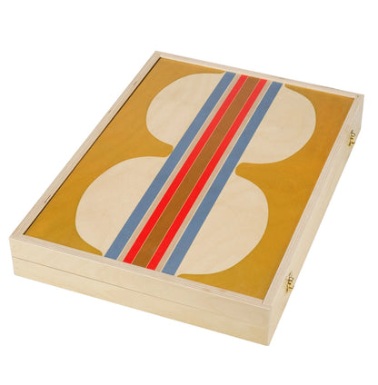 Hitchcock Yellow Tabletop Backgammon Set