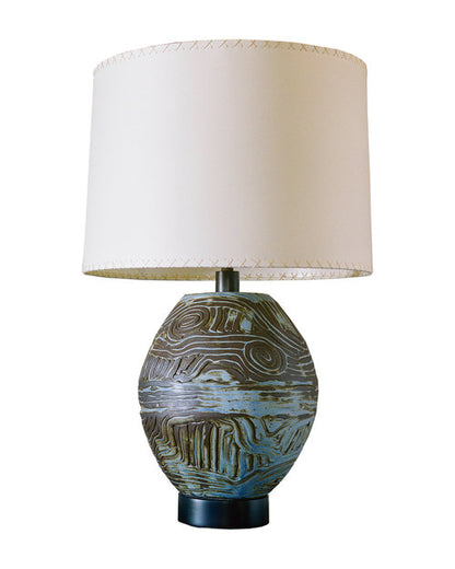 Coil Ovoid Lamp By Clate Grunden