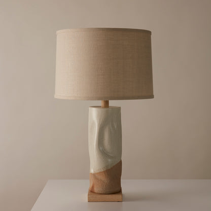 Tall Undulating Cylinder Lamp By Clate Grunden