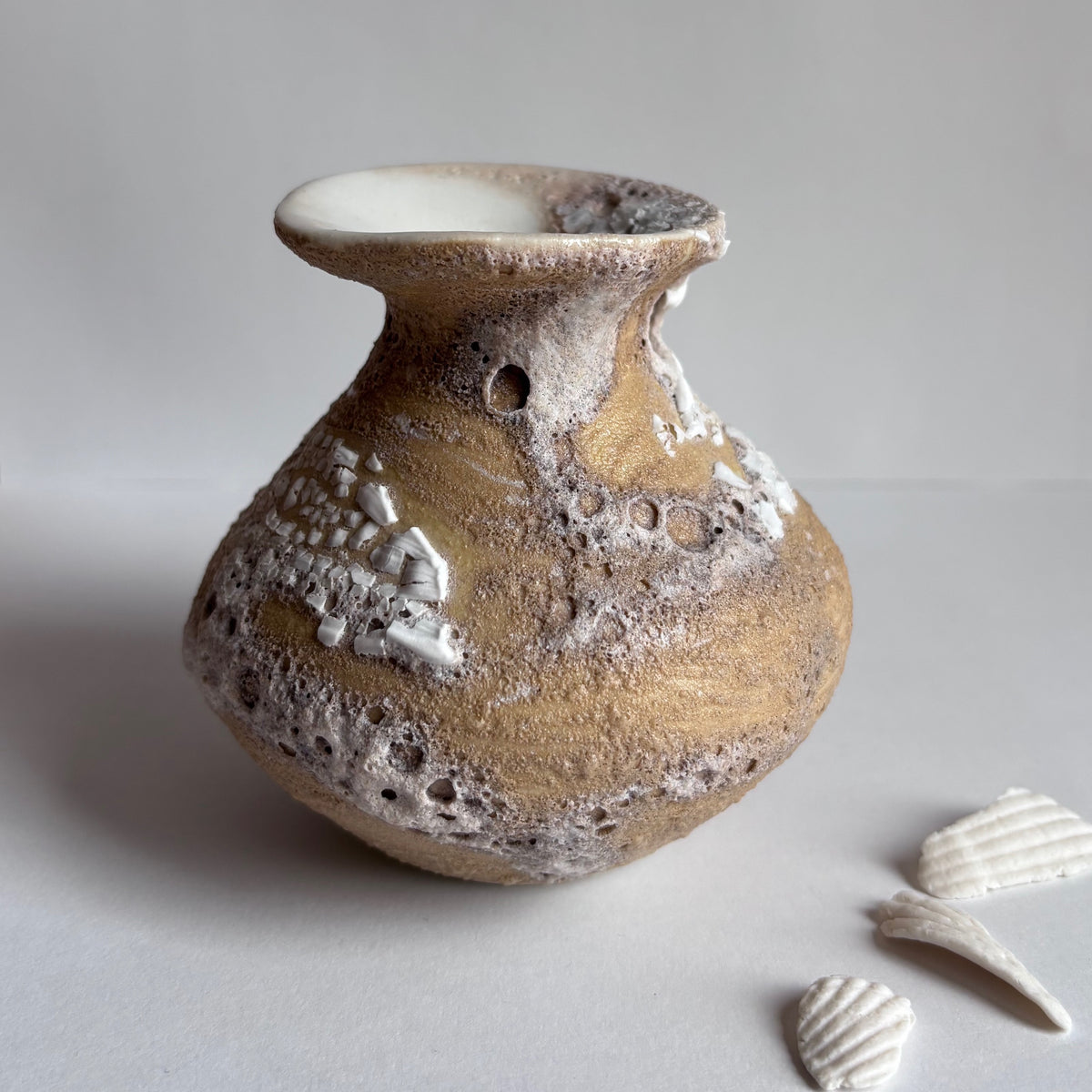 Coral Foam Vase by Annie Starling Sparks