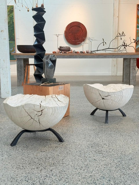 Demi Spheres matched chairs by Laura Yeats
