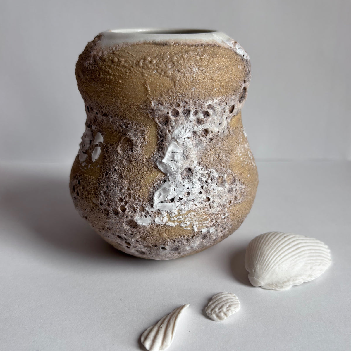 Coral Foam Vase by Annie Starling Sparks