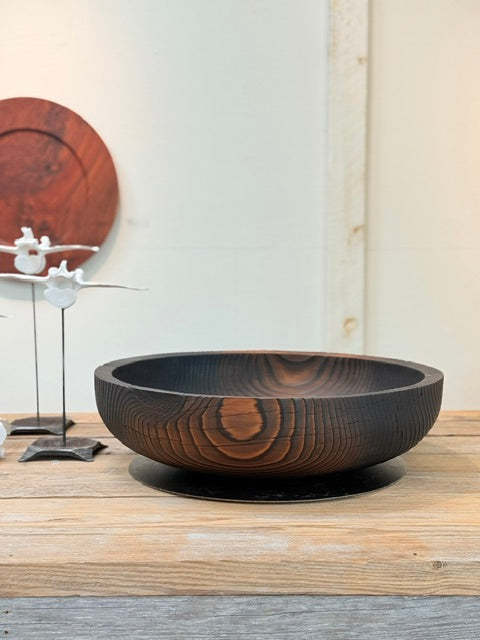 Monumental Black Bowl by Laura Yeats
