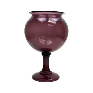Hand Blown Glass Leech Bowl Vase