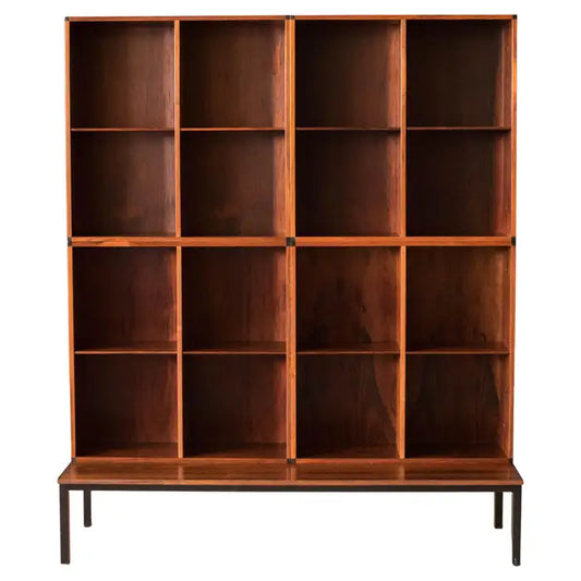 Danish modern Rosewood Stackable 3 - Piece Book Set with Table