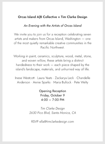 Orcas Island A|B Collective × Tim Clarke Design