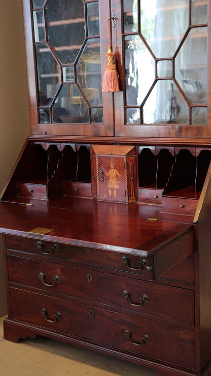 Secretary Bookcase with Hessian Soldier