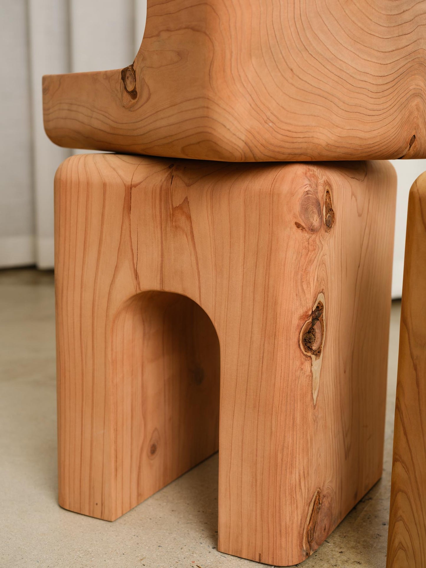 Redwood Tunnel Stools