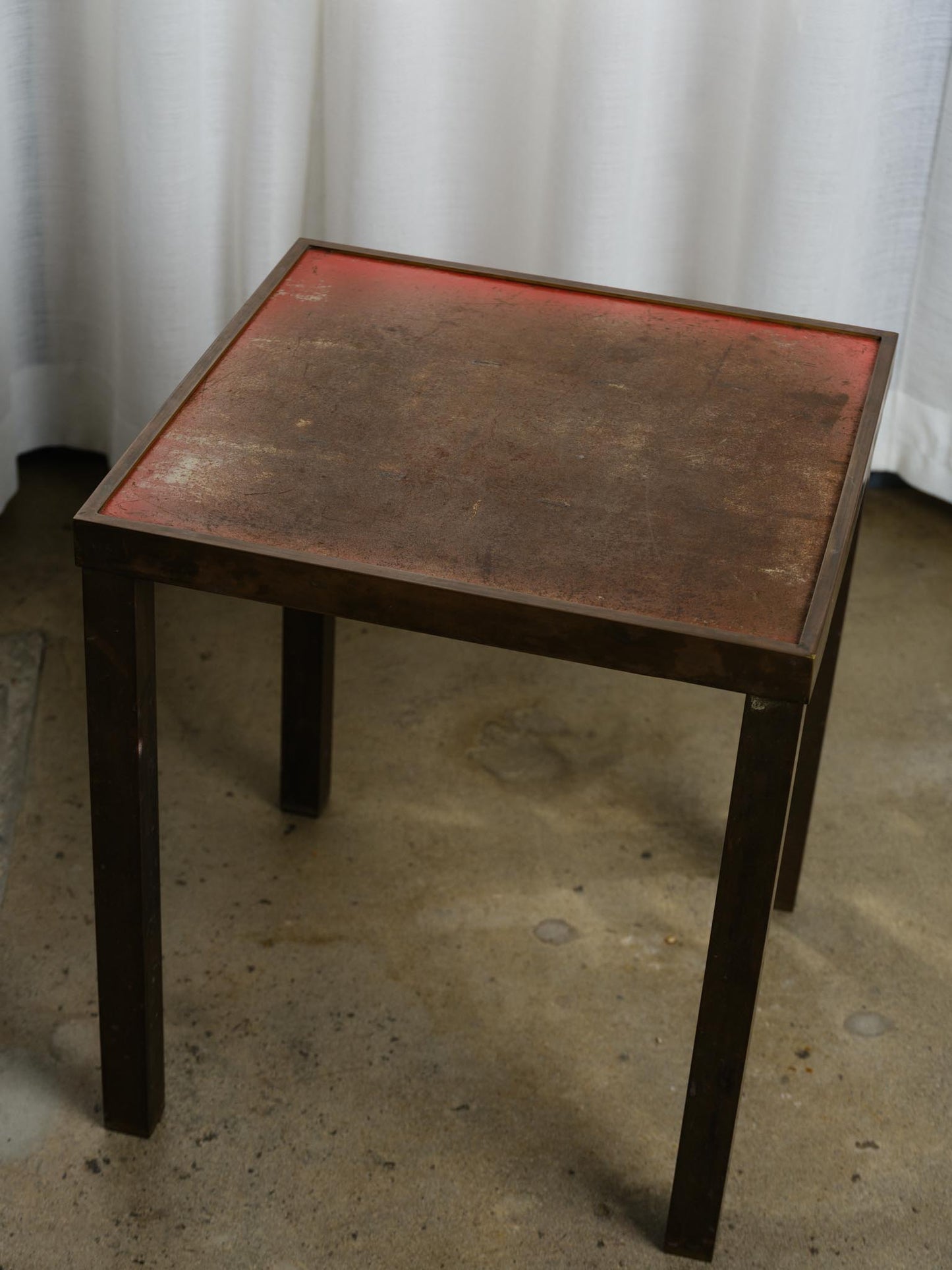 Red Brass Coffee Table