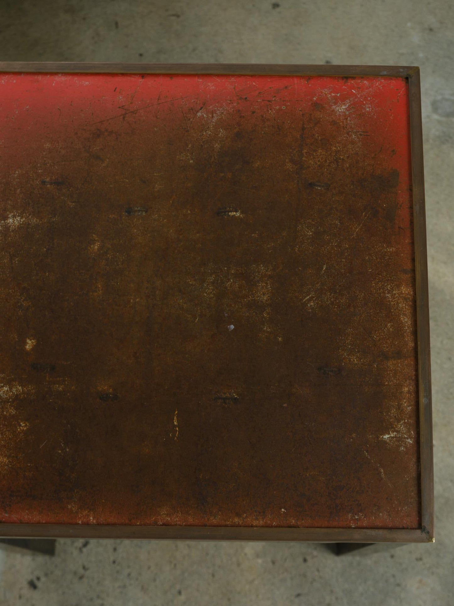 Red Brass Coffee Table