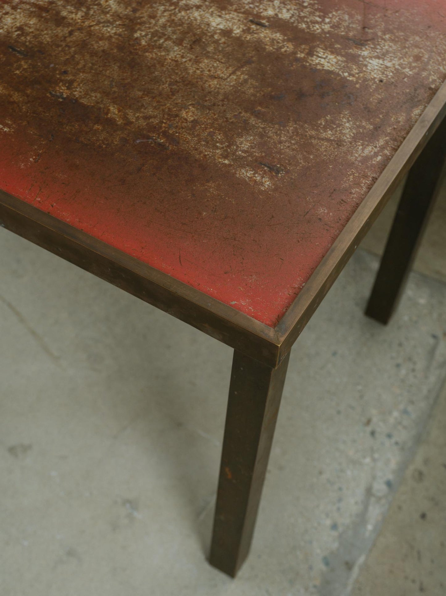 Red Brass Coffee Table