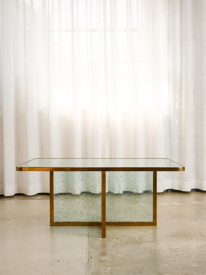 Steve Chase Crackle Glass Coffee Table