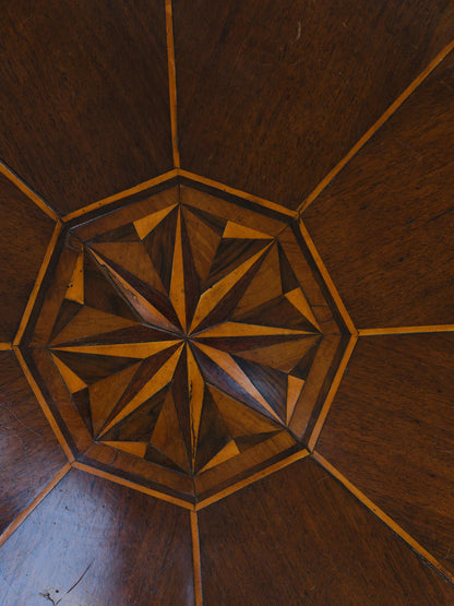 Star Inlaid Game Table