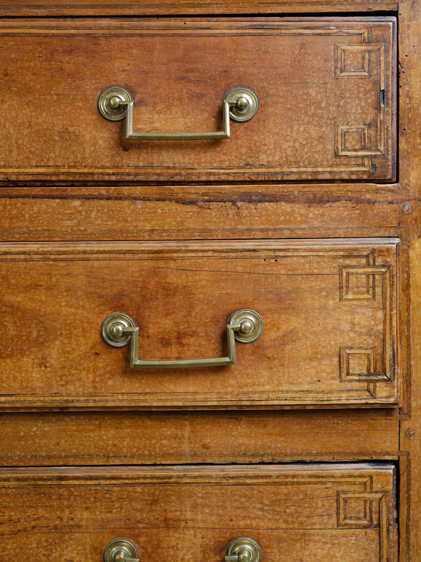 18th Century LXVI Commode with Inlaid Star