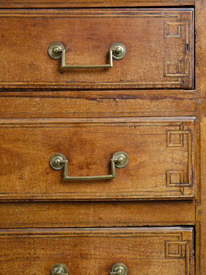 18th Century LXVI Commode with Inlaid Star