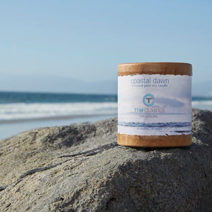 Coastal Dawn Soy Candle by Tim Clarke