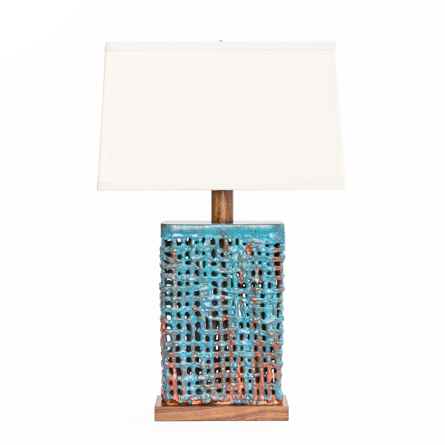 Block Basket Weave Lamp