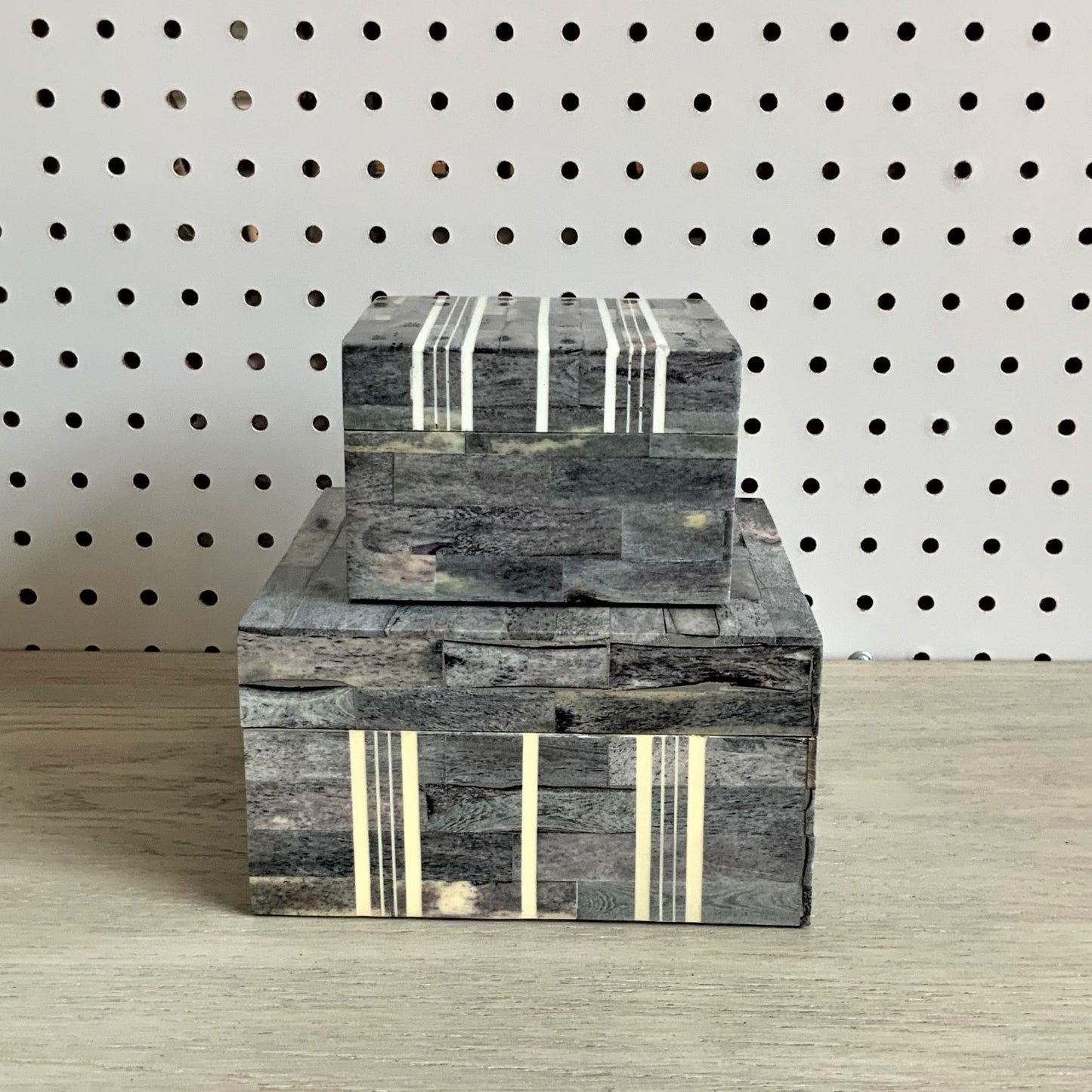 Grey Striped Box