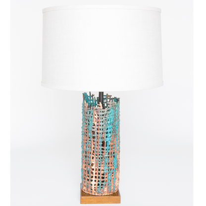 Tall Basketweave Fragment Lamp