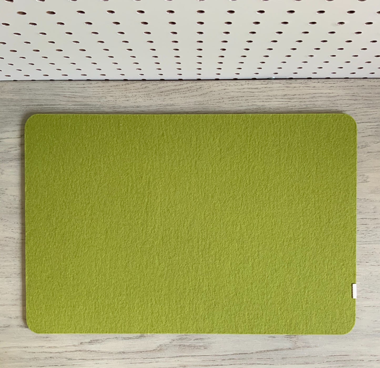 Rectangle Wool Lime Placemat